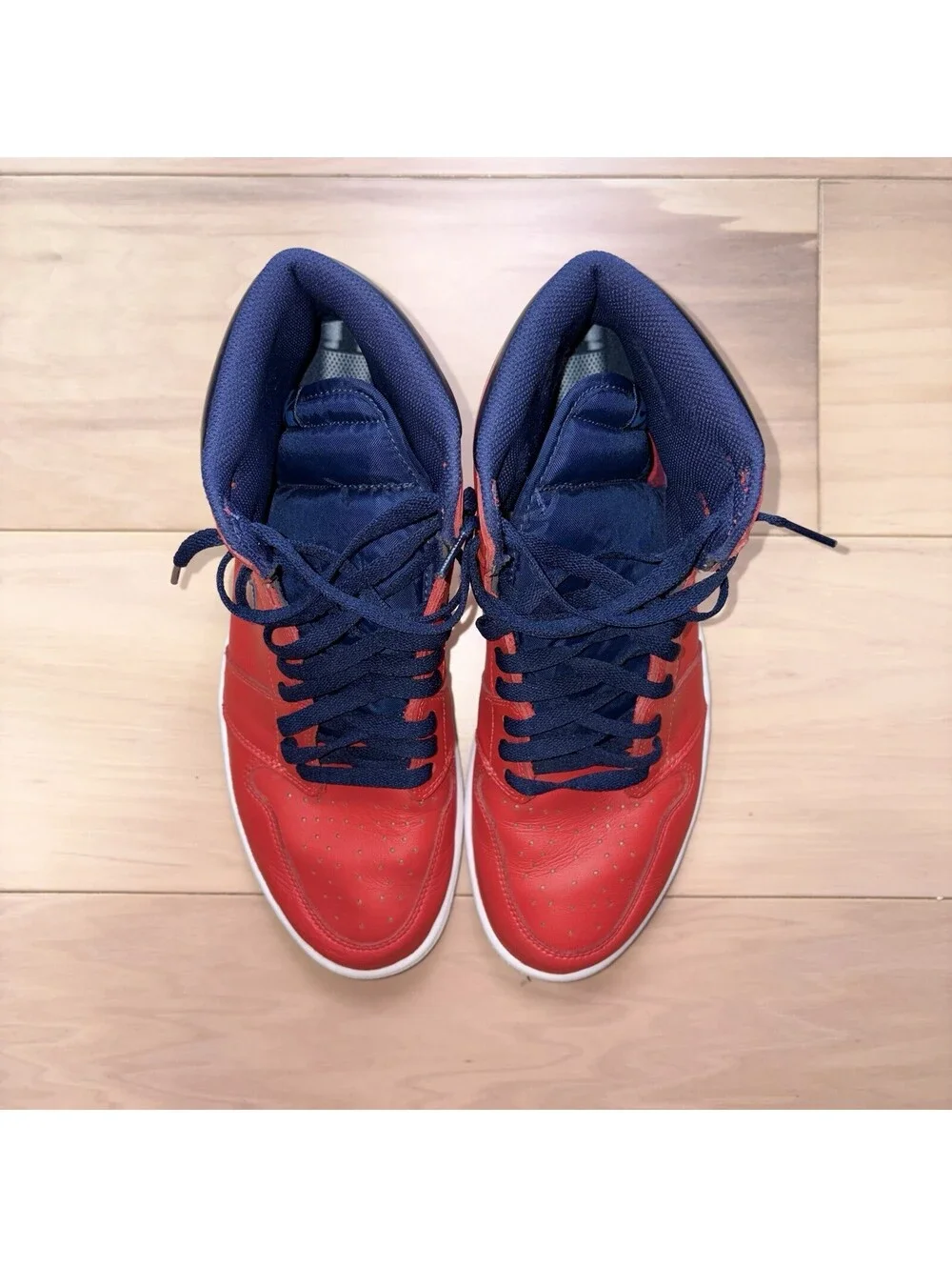 Nike Air Jordan 1 Retro High OG David Letterman Red Navy Men’s Size 12